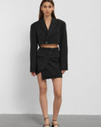 Berlin Cropped Blazer - Black