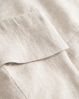 Lia Linen Top - Beige
