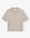 Menton Polo Blouse - Beige