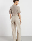Menton Polo Blouse - Beige