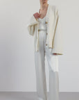 Ames Satin Pants - Cream
